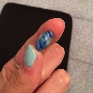 Blue pandora charm